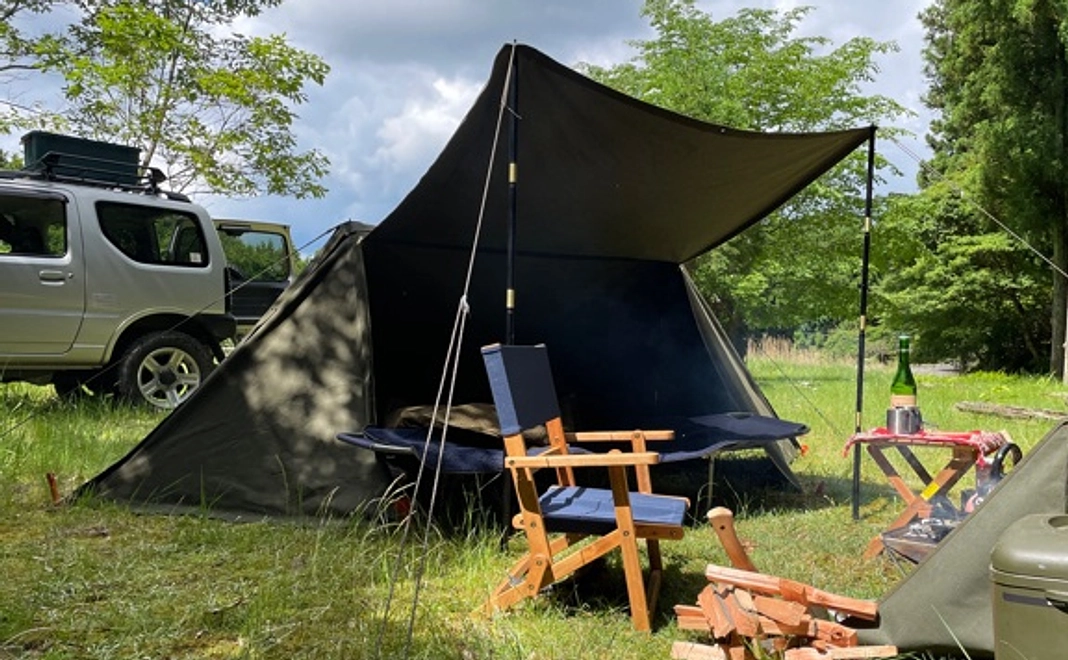 【返礼品】石川県で縫製された 難燃素材を使った米軍パップテント