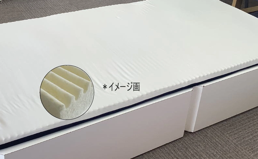 ２．リボーンマットレス薄めS（厚さ4cm×幅97cm×長さ195cm）