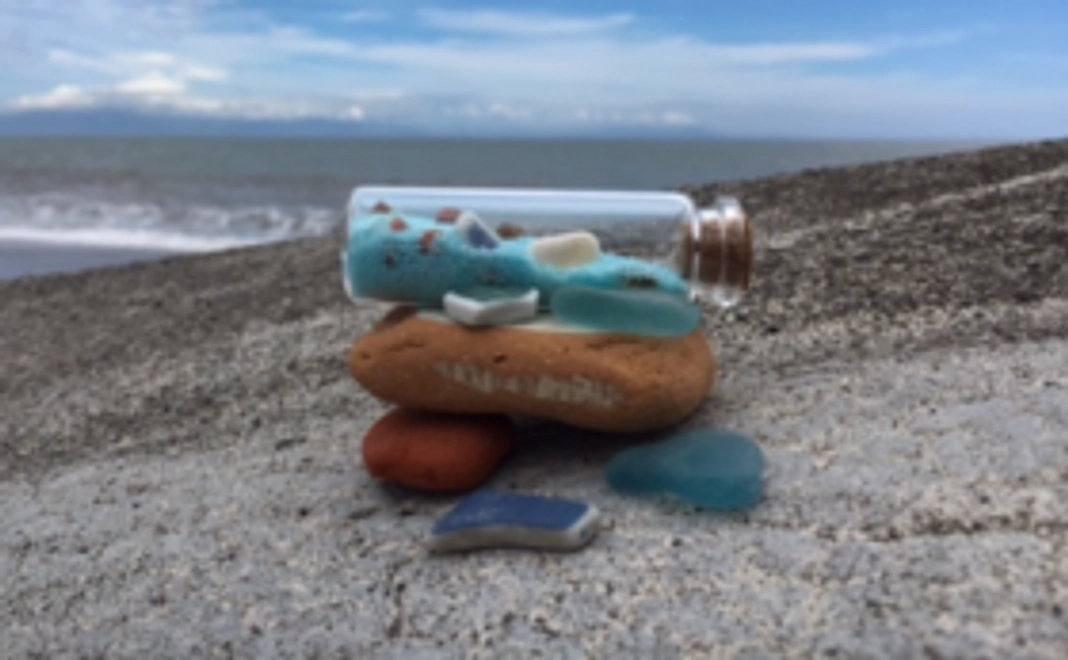 【イベント当日参加の方向け！】大浜シーボトル（小）とマルシェで使えるギフト券セット