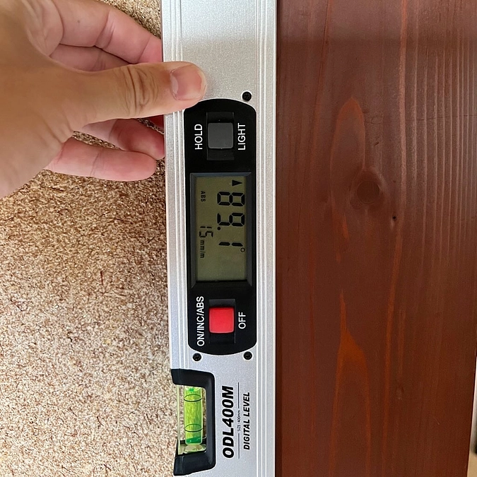 柱の傾きについて。