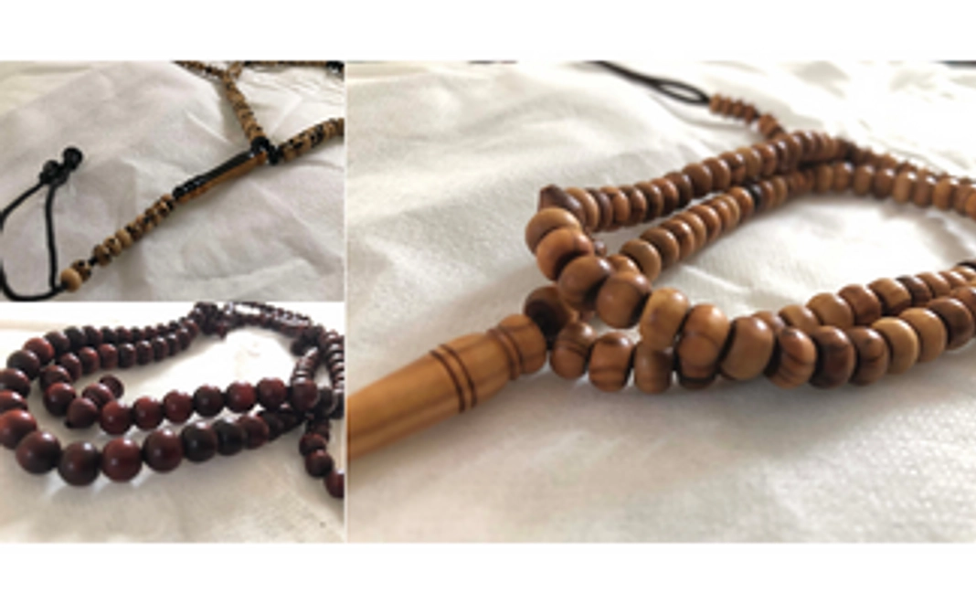 【祈りを込めた】エジプト伝統の木製ネックレス