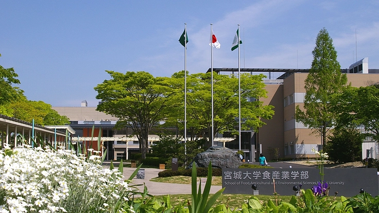 宮城大学食産業学部(群)へ学部創立20周年記念品を贈ります!