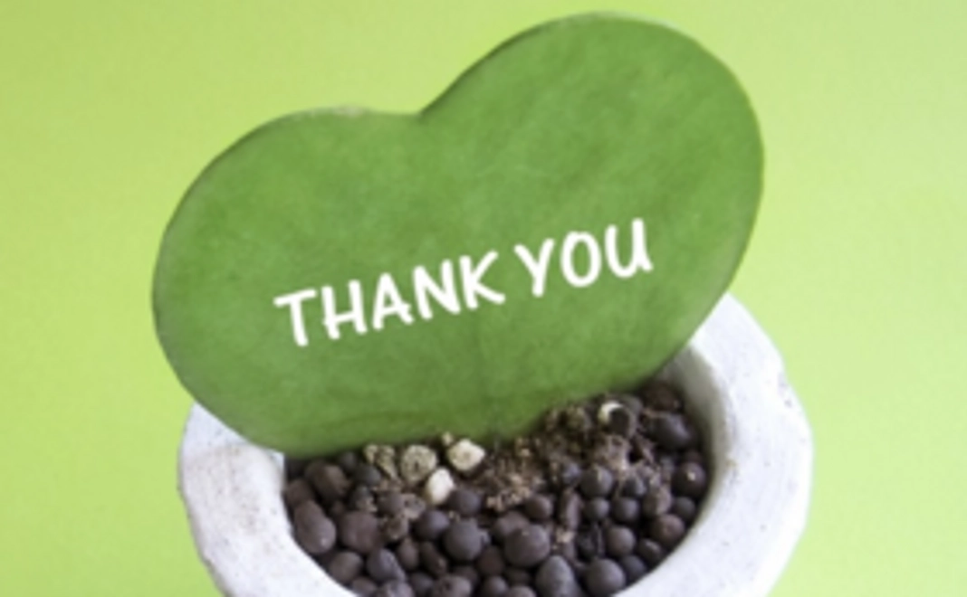 感謝の気持ちを込めたメールをお送りします