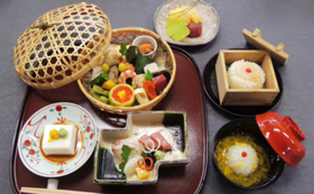【クラウドファンディング限定】お昼一名様・竹籠弁当特別セット