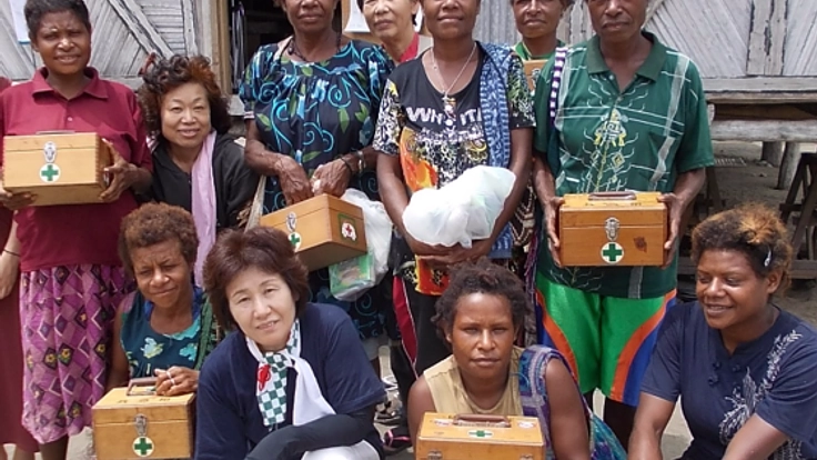 患者が1/10に!パプアニューギニアのママに救える命を託したい