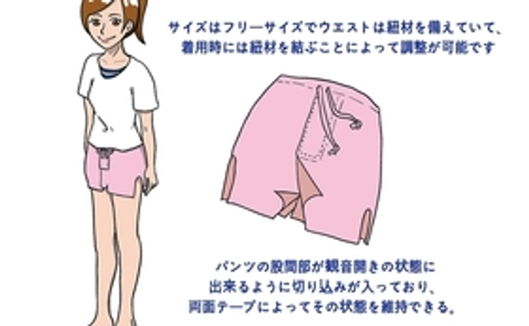 女性検査用パンツ+名前掲載