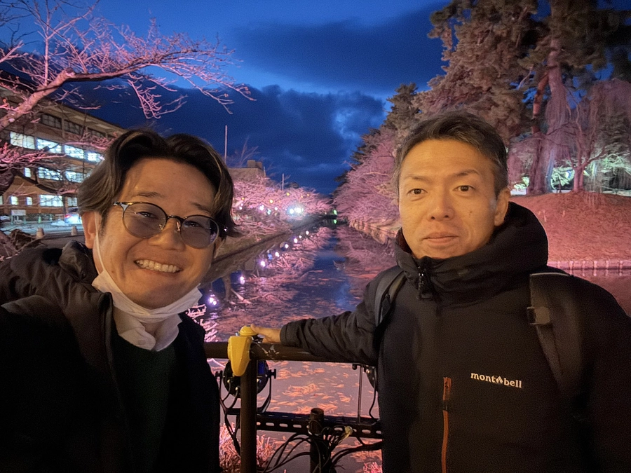 現地調査で弘前に！