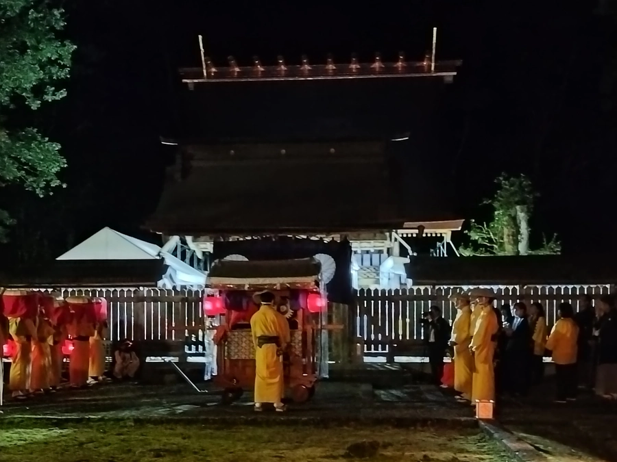 10/4(土)「正遷座祭」を滞りなく終えましたことをご報告いたします。