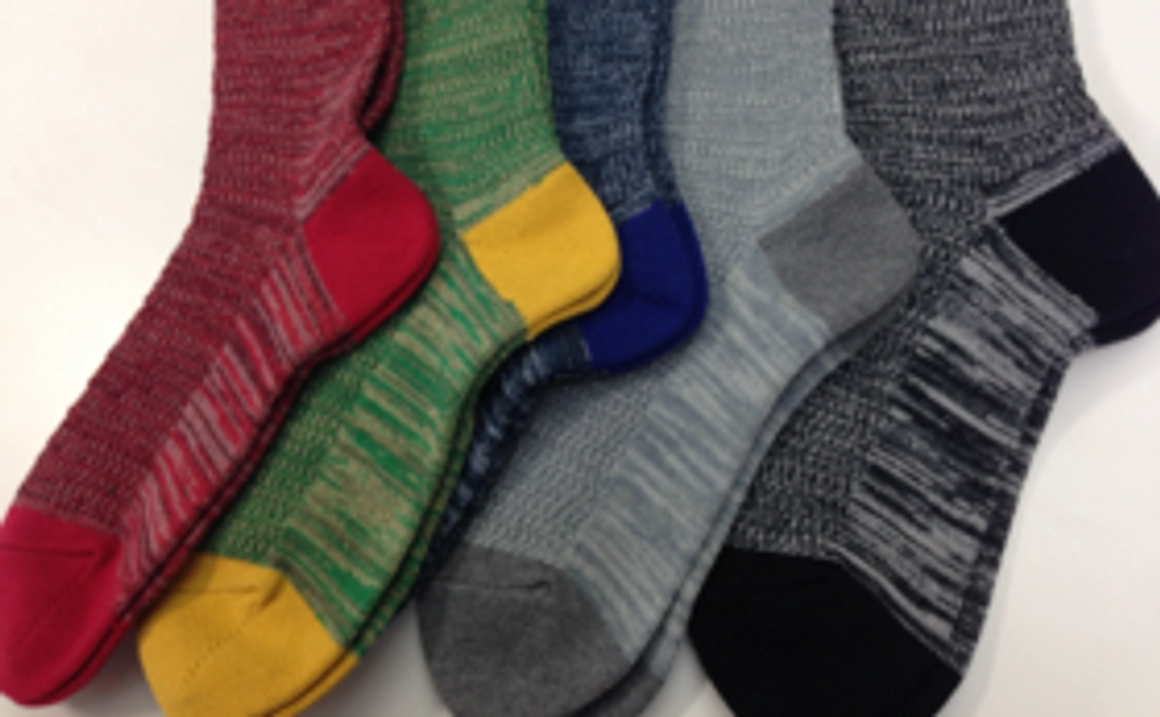 特製　残糸カラー靴下