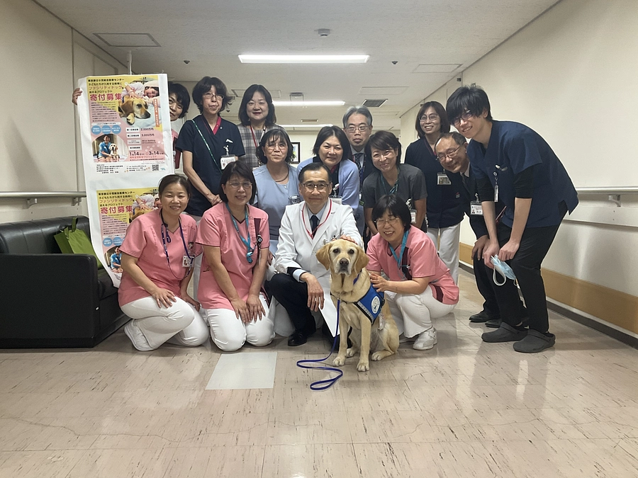 東京都立神経病院からご支援をいただき、ご挨拶にお邪魔いたしました！