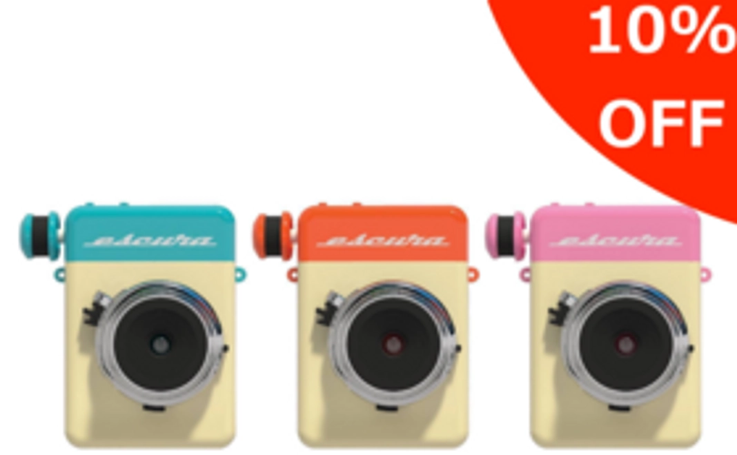 フィルム付属ですぐに使える 10%OFF Escura Instant camera 60s 1台