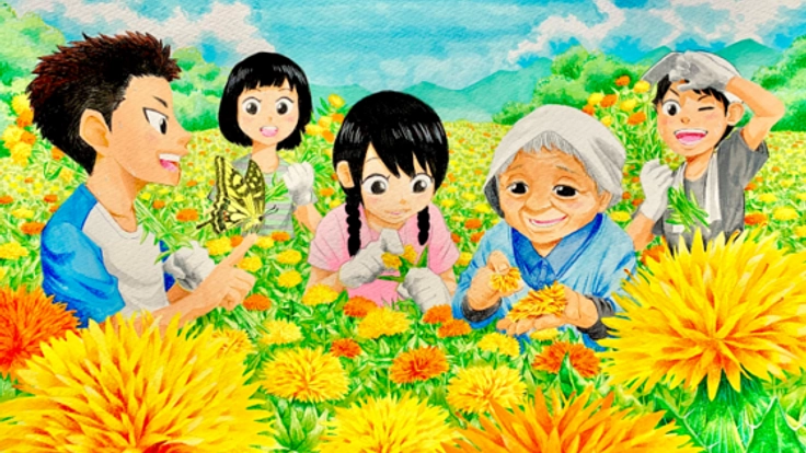 山形の「紅花文化」を未来に繋ぐ、講演と展示会を開催。