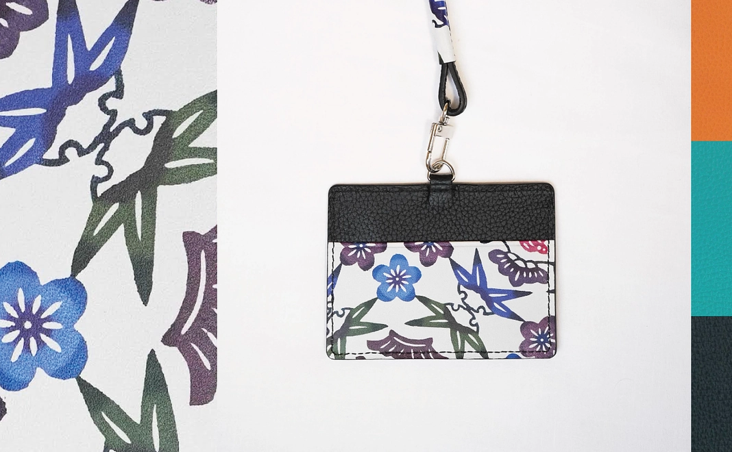 【受注生産】びんがたレザーBin.IDケース(紐付き)