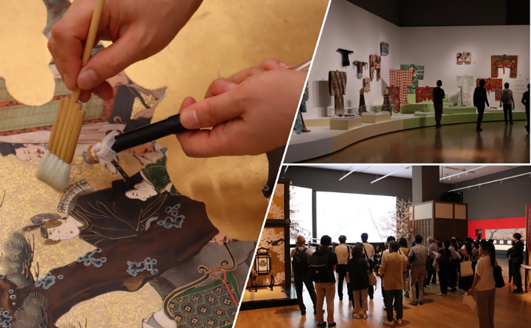 【  修理見学1回＆レクチャー付き特別内覧会＆東博コレクション展ガイドツアー＆鋲を使ったピンバッジ  】コース