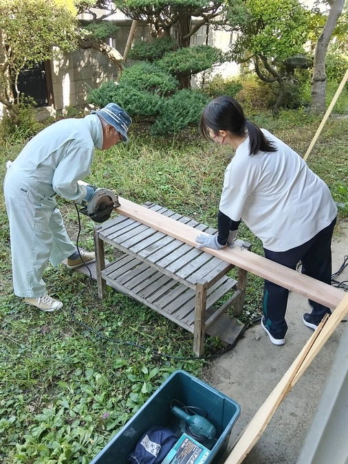 実りの秋、たまり家の工事も実りつつ