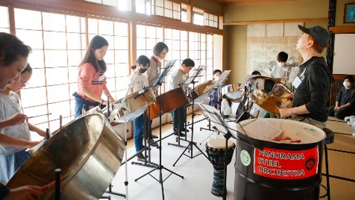 フォトレポート｜スティールパン練習２回目（2023.12.16）