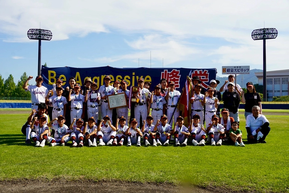 第38回ろうきん杯学童軟式野球山形県選手権大会で優勝しました！！！