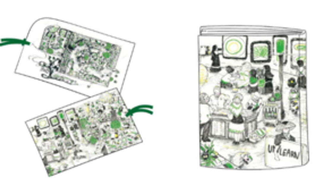 UNLEARNオリジナルしおり&ブックカバー(紙製)