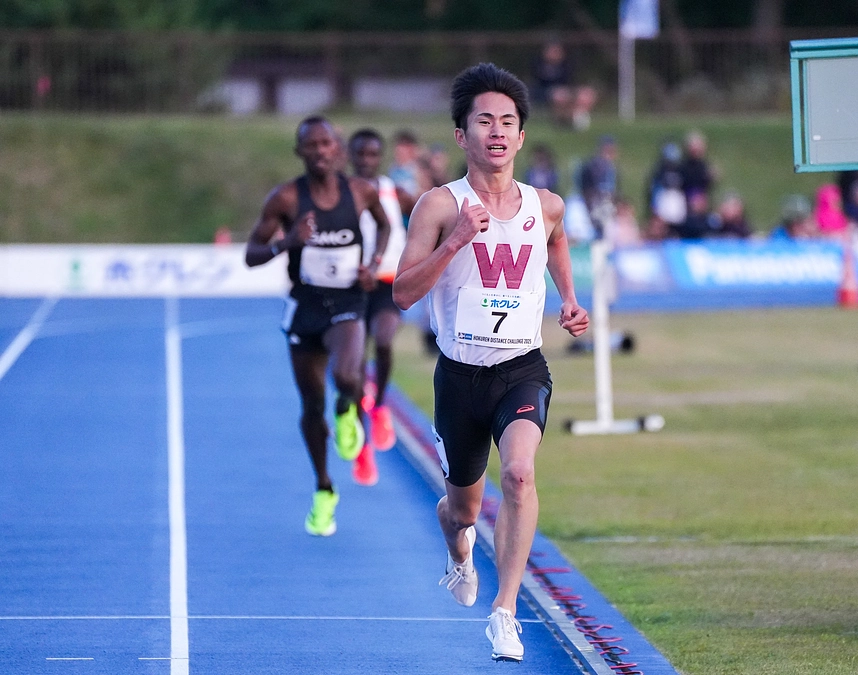 ホクレン千歳5000mで山口智規(4年)が早稲田新記録！