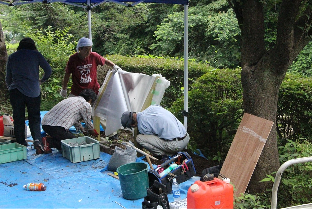 水田銘板の設置