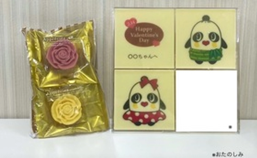 B．【ぱんだーるくんチョコレートセット】コース