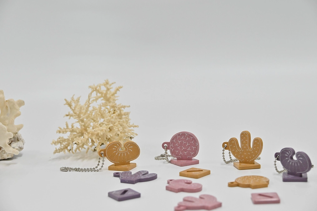 【返礼品紹介①】カラフルサンゴのECOキーホルダー