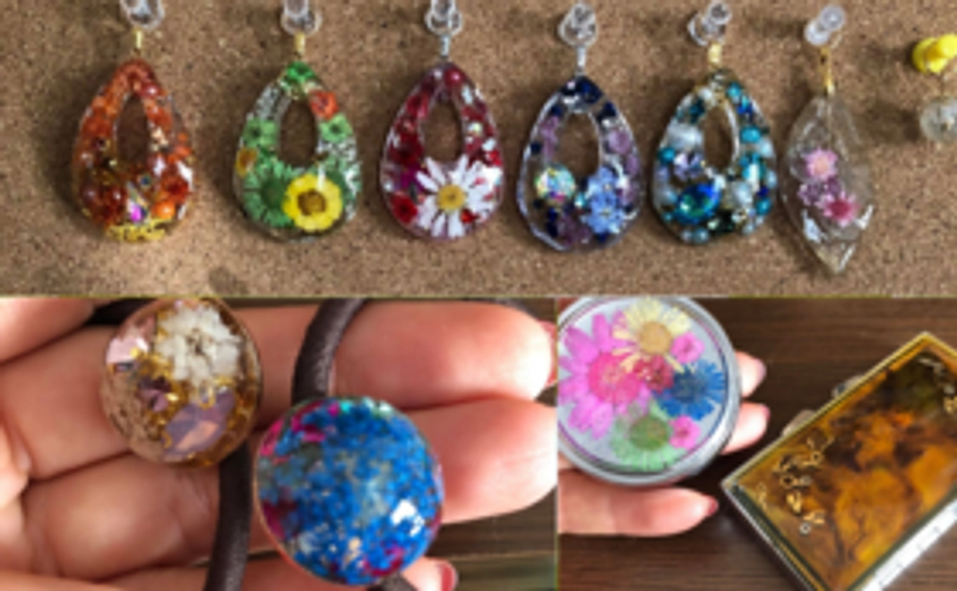 【講演会に参加して応援！】講演会参加＋レジンアクセサリーをお２つプレゼント