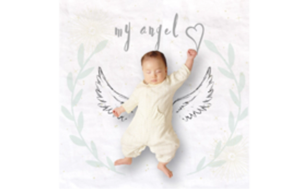 【販売予定価格から25%OFF】天使になれるコットンおくるみ