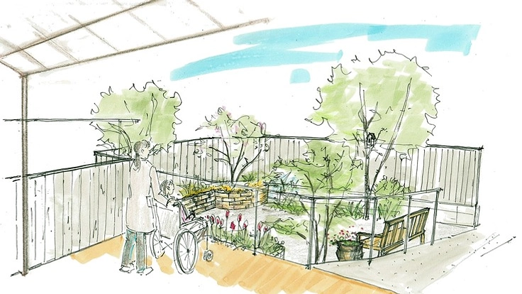 緑に囲まれた穏やかな時間を　〜ホスピスに庭を作りたい〜