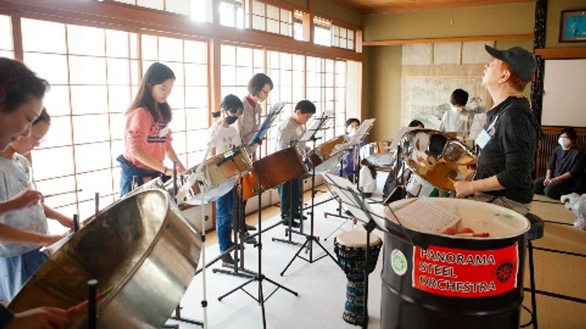 フォトレポート｜スティールパン練習２回目（2023.12.16）