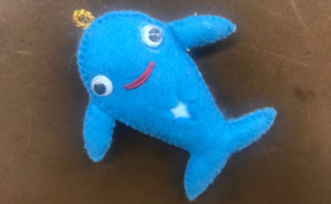 島のお婆ちゃん手作りスナメリマスコット