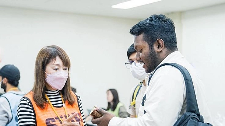 日本語学校の外国人留学生と食糧支援を通じて顔の見える関係を築きたい