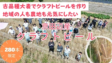 古品種大麦でクラフトビールを作り、地域の人も農地も元気にしたい！ のトップ画像