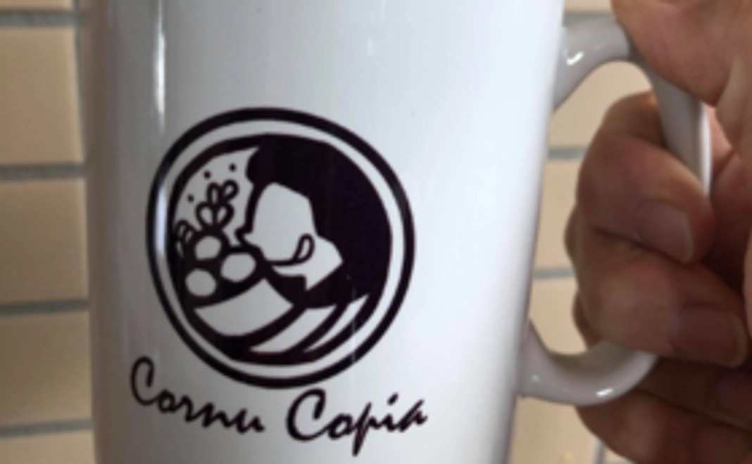 コルヌコピア マグカップ＋直焙煎コーヒーマメセット