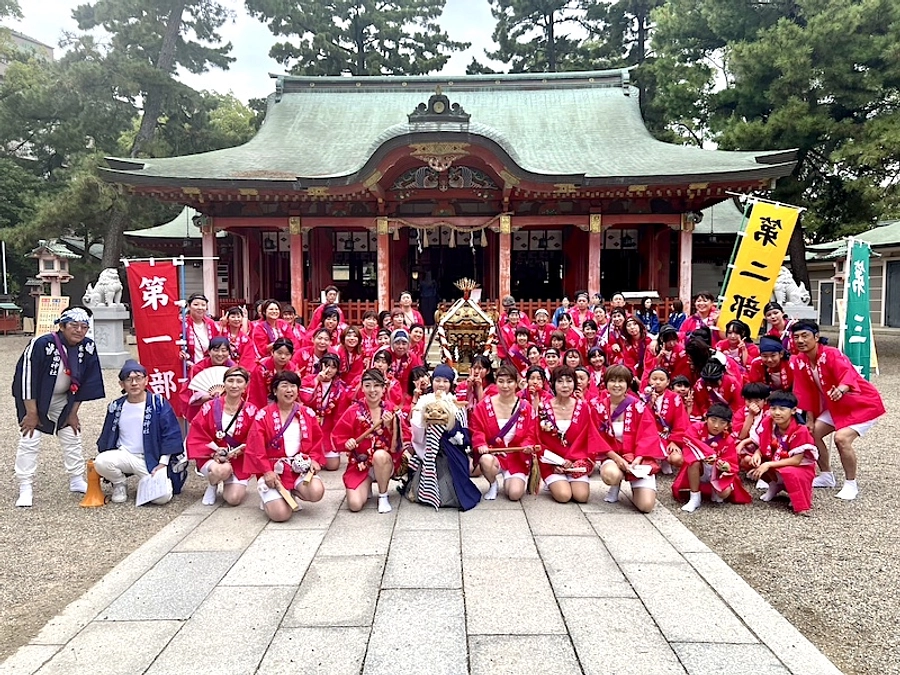 神幸祭の風景と、今夜23時まで受付の神社応援プロジェクトへのご支援のお願いです