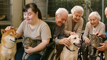 高齢者・障がい者と保護動物が支え合う共生ステーションを作りたい のトップ画像