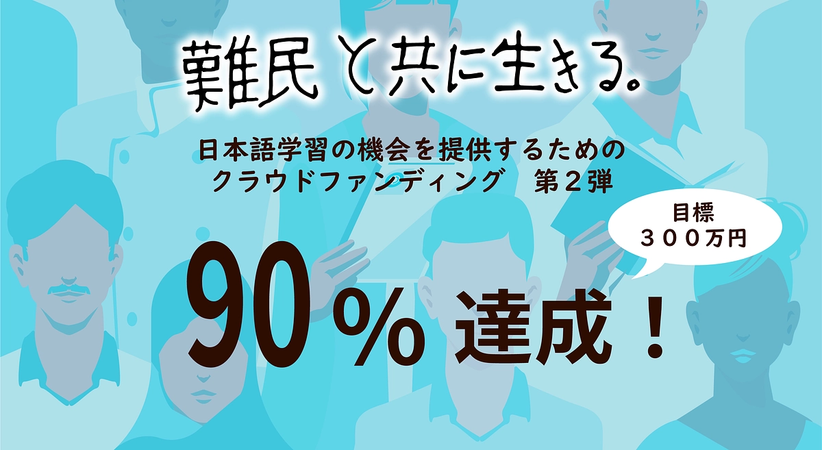【御礼】目標金額の90%である270万円に到達しました！