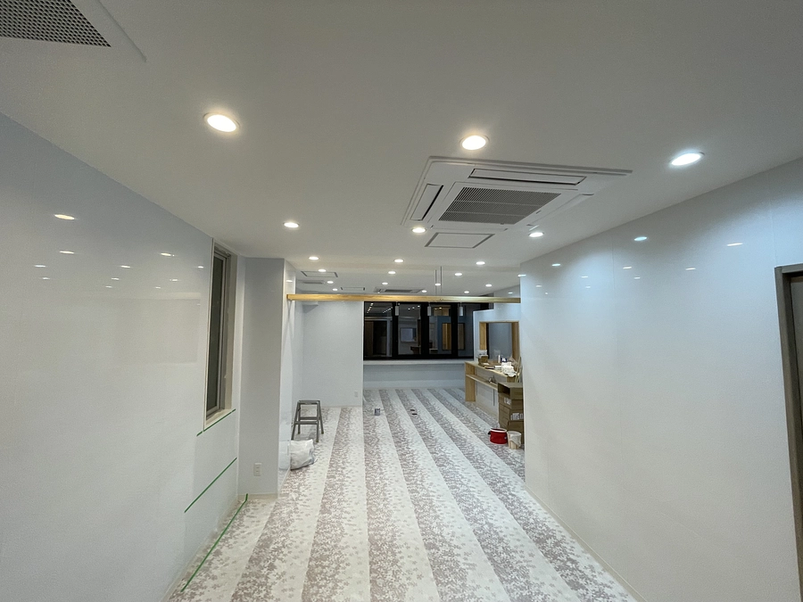 保護猫カフェねこてまりの工事が無事終わりました。