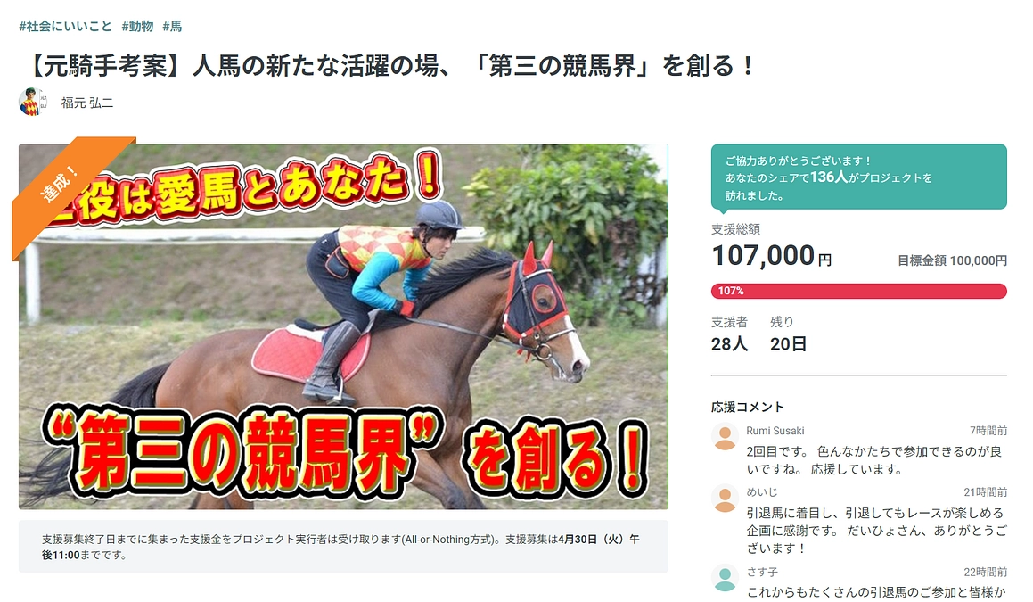 第一目標を達成致しました！！！