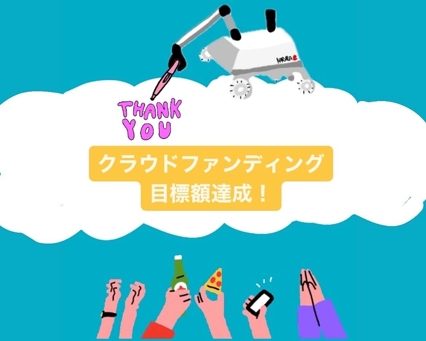 KARURAクラウドファンディング、目標を超過して達成！！