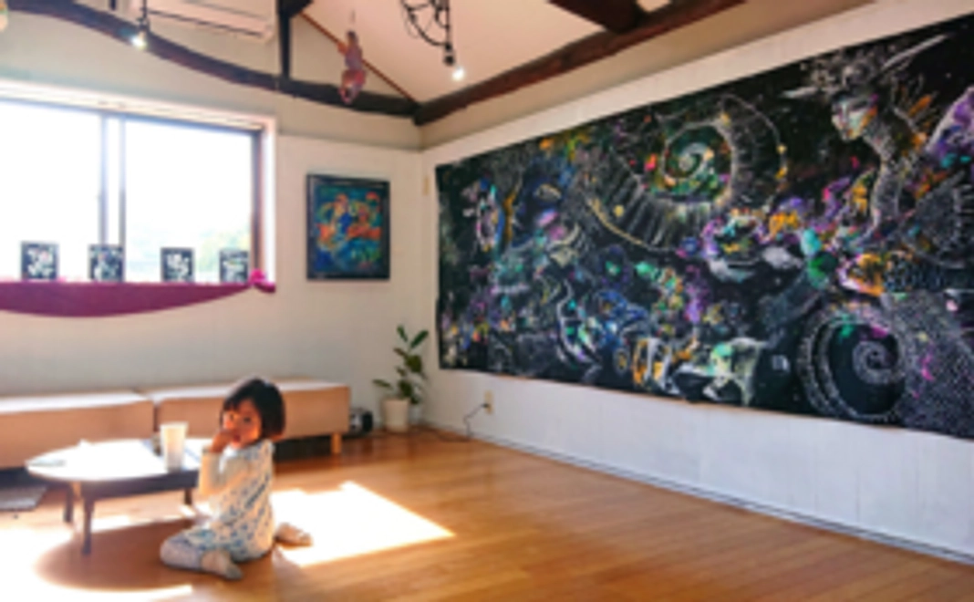 絵本『色を歩く』（サインと限定消しゴム版画付き）