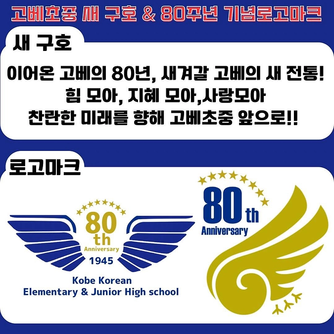 【新スローガン&80周年記念ロゴマーク完成！】