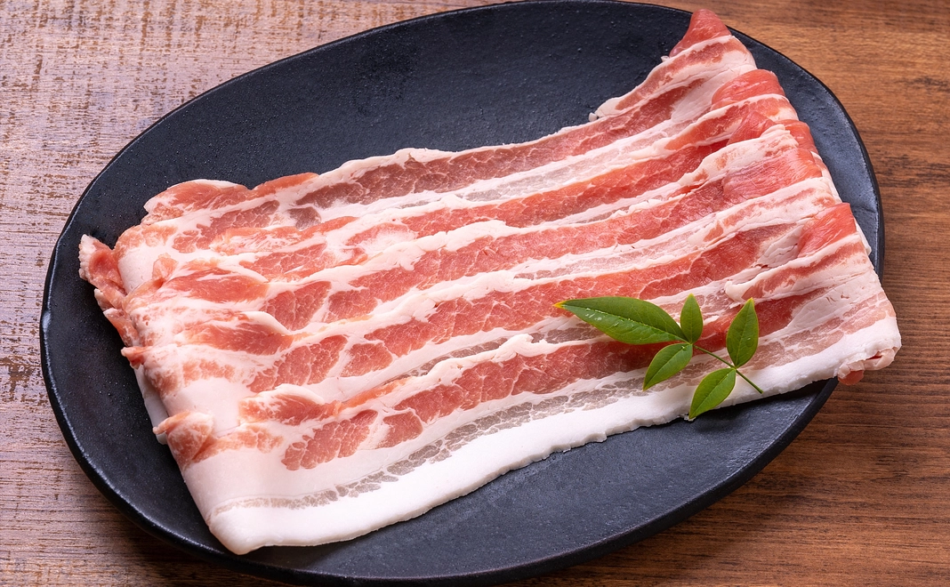 長崎県 プレミアムポーク 秘宝 西海の豚 冷しゃぶ＆しゃぶしゃぶ用バラ肉 1kg(500g×2パック)