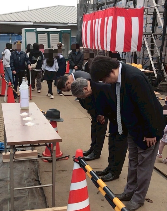 建替後新築されるグループホームの上棟式を行いました（前編）