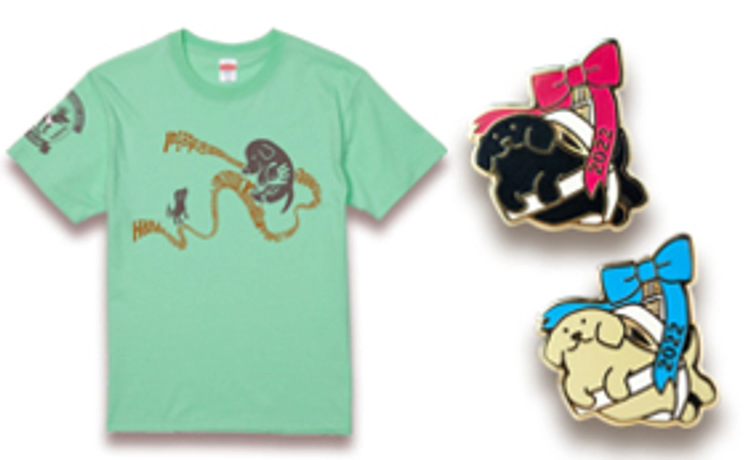 ファンクラブで応援！（Ｔシャツ＆ピンバッジ）