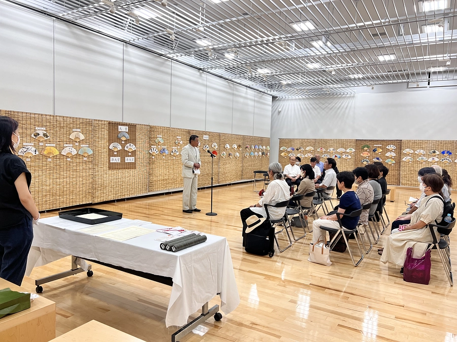 第五回安曇野涼風扇子展、授賞式を執り行いました