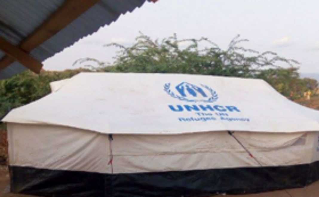 難民キャンプのお写真