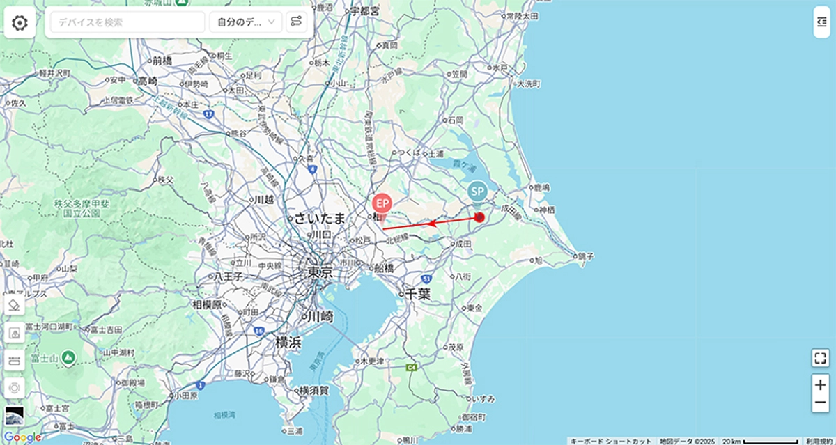 千葉県で装着した個体が動き出しました！