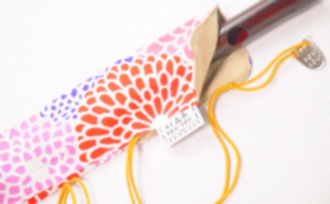 SOU・SOU笛袋　１管入れ「菊づくし つくも」