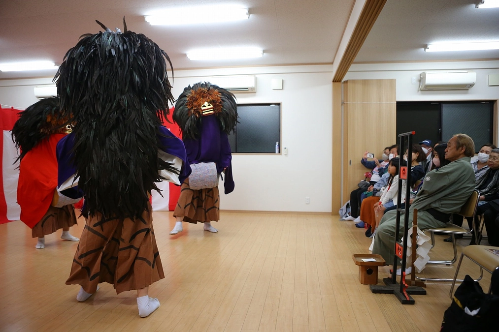 令和5年度　江古田氷川神社例大祭　⑥屋内での演舞
